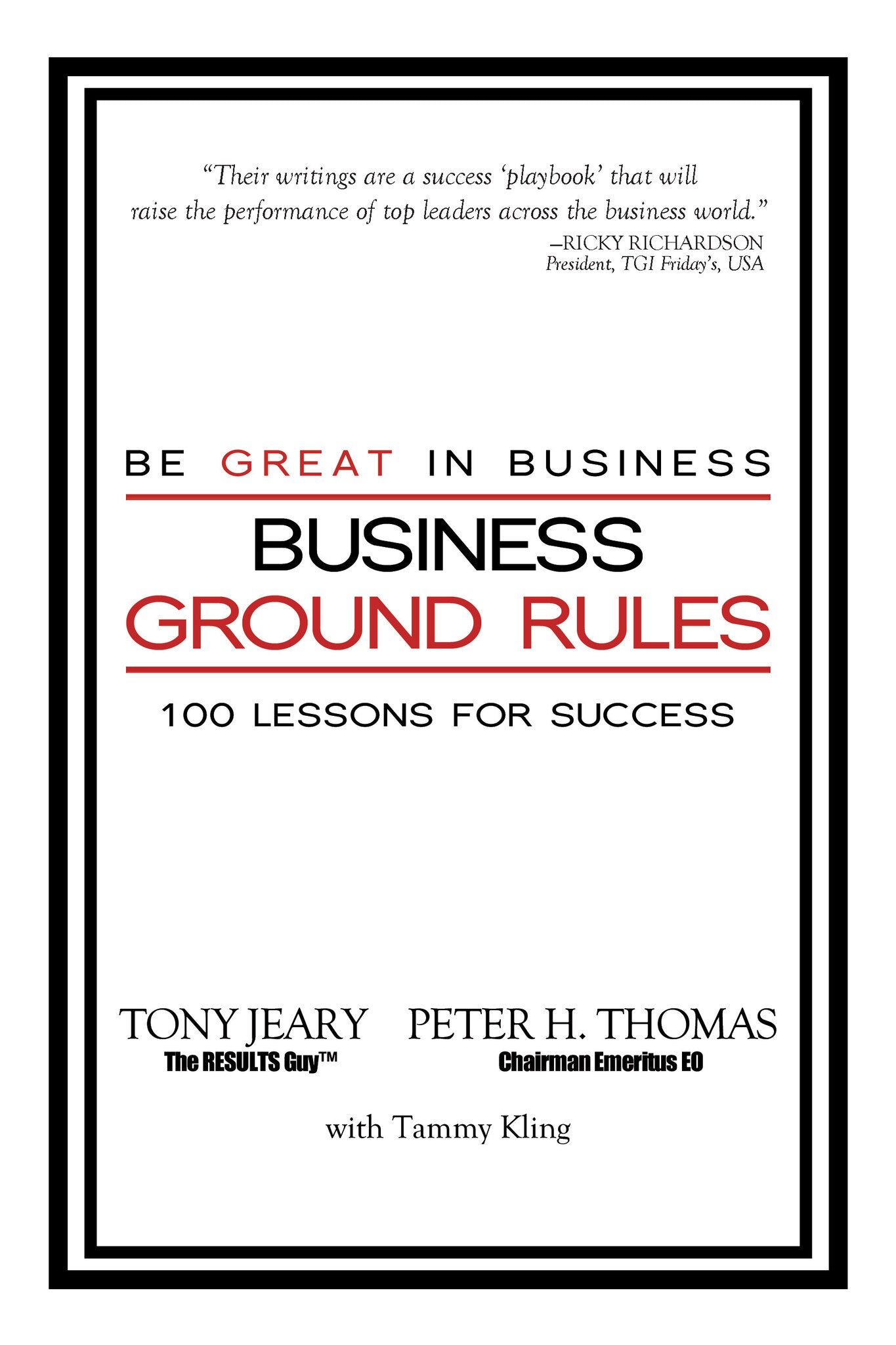 Cover image for Business Ground Rules ISBN 9781940262222